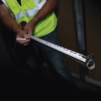 Flexómetro Profesional / 7.5 m (24.6 ft) / Gancho Doble Magnético / Cinta Bifaz Imperial-Métrica / Freno de Alta Velocidad / Revestimiento de Nylon - Image 7