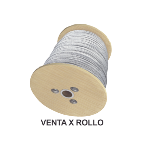 Cable de Retenida de 1/4", Resistencia 2154 Kg, 7 hilos (Carrete de 1500 metros).