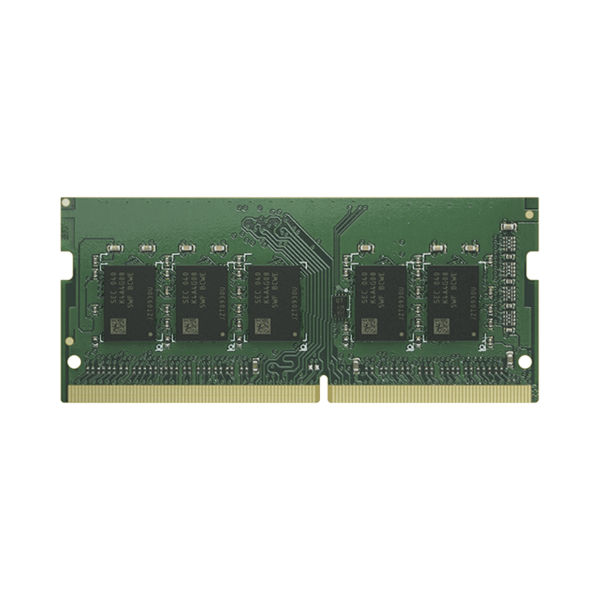 Módulo de Memoria DDR4 ECC Unbuffered SODIMM | 16GB | 2666 MHz | Compatible con Serie FS: FS1018 / Serie 21: RS1221RP+, RS1221+, DS1821+, DS1621xs+, DS1621+, DVA3221 /  Serie 20: RS820RP+, RS820+/  Serie19: DS2419+II, DS2419+, DS1819+, DVA3219 /  S