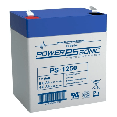 Batería 12V, 5.0AH, Para Respaldo, Tecnologías AGM/VRLA, 5 Años Vida Útil, Terminales F2, Reconocida UL - Image 2