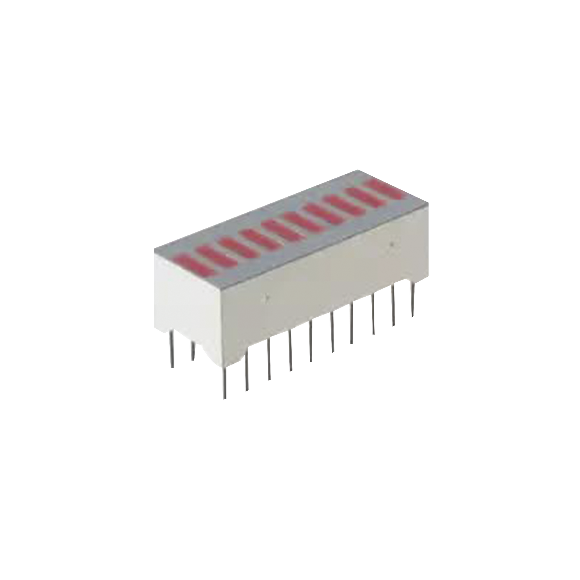 Barra Gráfica de 10 segmentos LED Rojos tipo LTA-1000