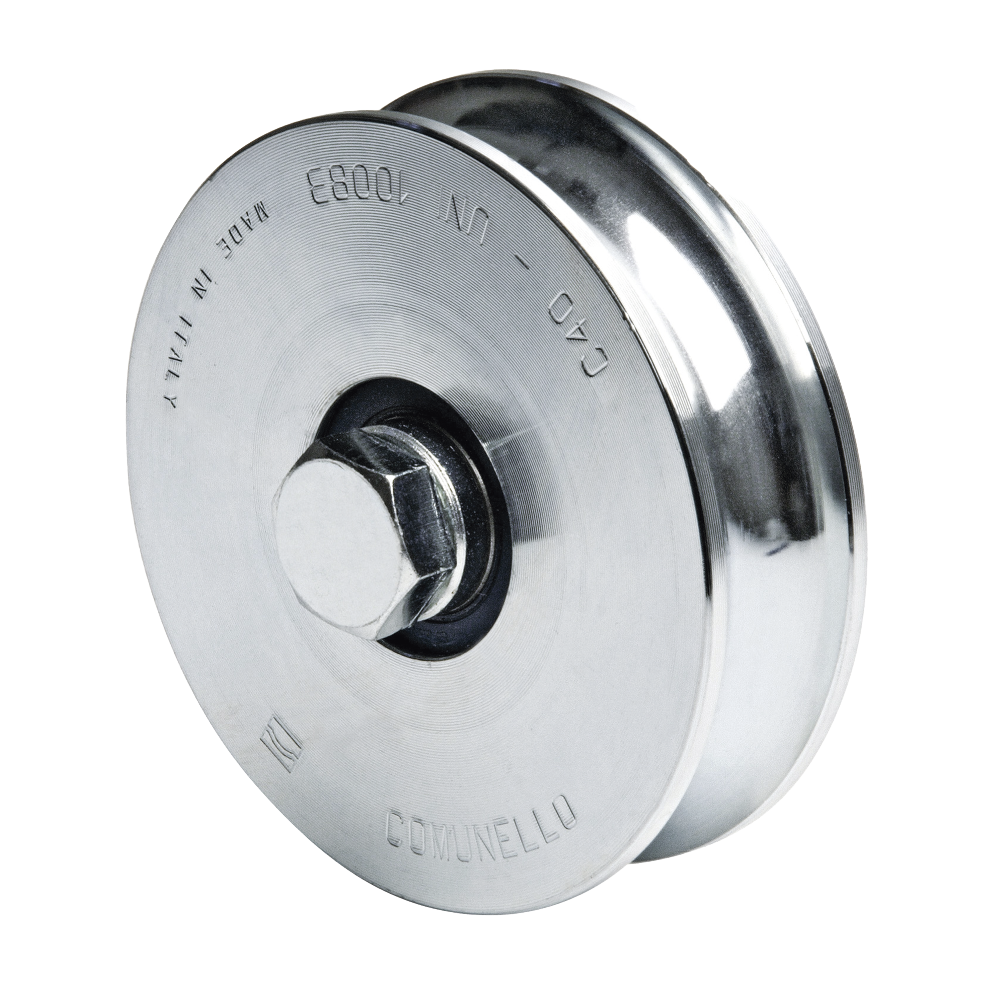 Rueda de 16 cm SIN Soporte / Soporta hasta 575 kg / Canal Tipo "U"