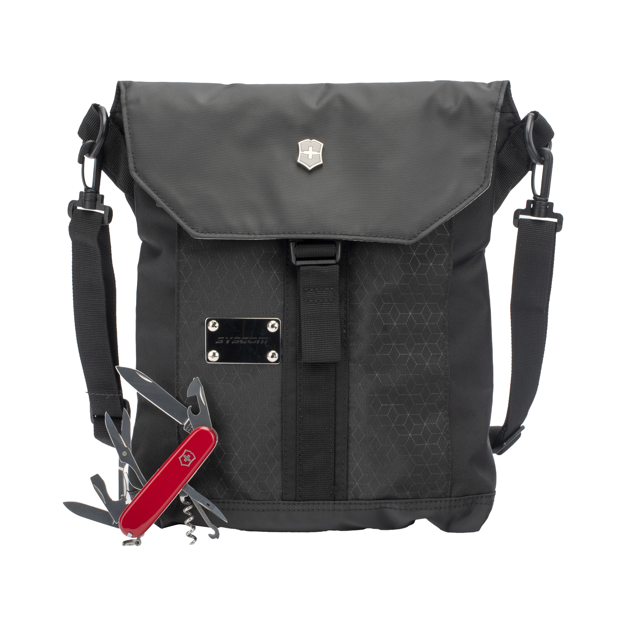 Paquete Victorinox de Mochila ADVENTURE TRAVELER DELUXE y Navaja CLIMBER de 14 Funciones.