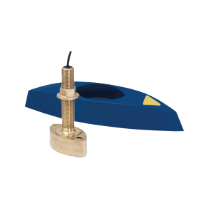 Transductor B45 / Bronce / Montaje Thru-Hull / Diseño Compacto / Deflector de Agua Aerada / Retornos de Eco Sólidos