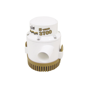 Bomba sumergible de achique serie gold de 3700 galones por hora a 12 Volts de corriente directa.