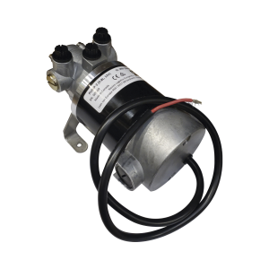 Bomba Hidráulica Reversible PUMP-2 / 12V DC / Flujo 0.8L (49 cu.in) por Minuto / Para Cilindros de 80 cc - 250 cc (4.9 - 15.2 cu.in) / Conexiones O-Ring Boss (ORB) / Incluye 3 Accesorios ORB-5 a 9/16 UNF / Compatible con SteadySteer
