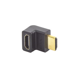Adaptador HDMI de 90 Grados Macho a Hembra / Hacia Arriba / HDMI 2.0 4K@60Hz / Proporciona Flexibilidad Sin Doblar los Cables HDMI