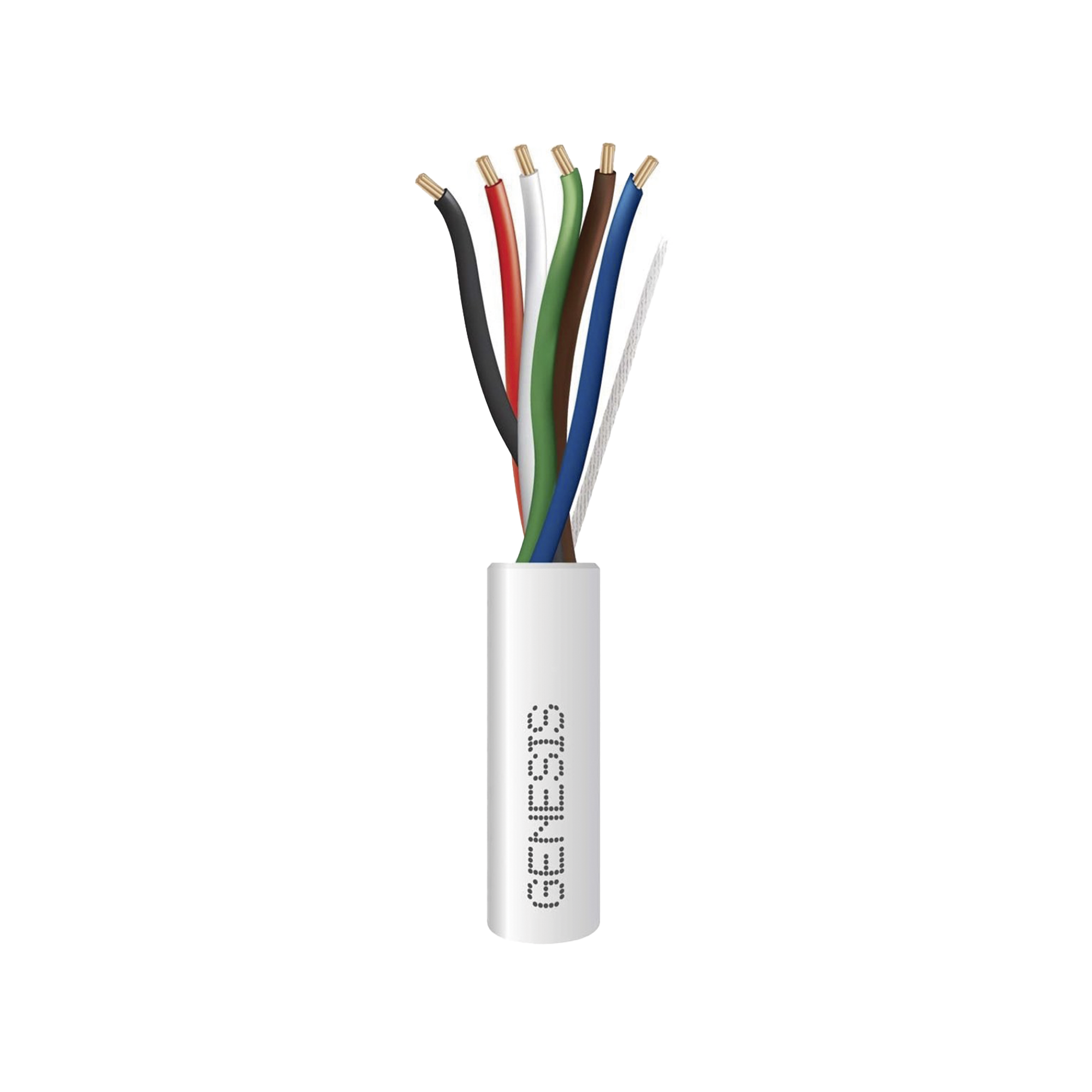 Bobina de 305 Metros / Cable de Cobre / 6 x 22 AWG / Riser / Tipo CMR-CL3R / Para Aplicaciones de Control de Acceso / Alarmas de Intrusión / Automatización / Interfonos y TV Porteros