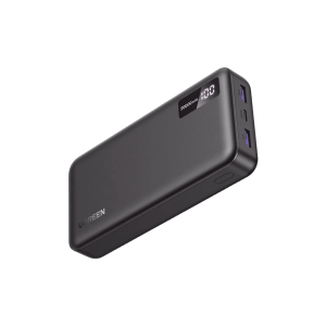 Power Bank 20000mAh | 22.5W | 1 USB-C | 2 USB-A | PD3.0 | QC4.0/3.0/2.0 | FPC | AFC | SPC | PPS | Carga 3 veces más Rápido | Protección Integrada| Material Ignifugo | UL94 V-0 | Pantalla Inteligente | Aprobado por Aerolíneas.