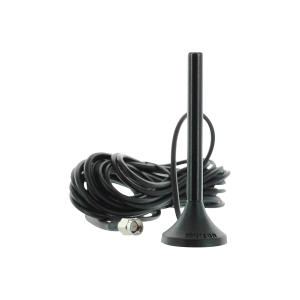 Antena Mini de Montaje Magnético, con cable RG174 y conector SMA macho | Rango de Frecuencias 700-960 MHz, 1710-2270 MHz | Ganancia Máxima 3.1 dB