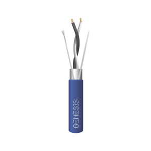Bobina de 305 Metros / Cable 2 x 22 AWG / Color Azul / Blindado / Plenum / Trenzado para Aplicaciones de Transmisión de Datos a Alta Velocidad para Automatización, EIA-485, BACnet y otros Sistemas de Comunicación