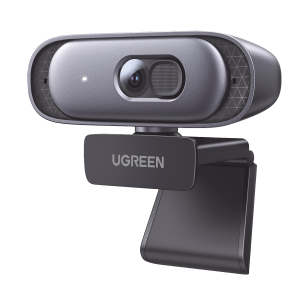 Cámara Web 2K con Micrófono Integrado | Cancelación de Ruido | Corrección de Luz Automática | Vista Amplia de 91° | Rotación Flexible de 360° | Cubierta de privacidad | Incluye Cable USB de 2M.