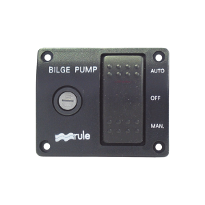 Switch de tres posiciones para control de bombas de achique.