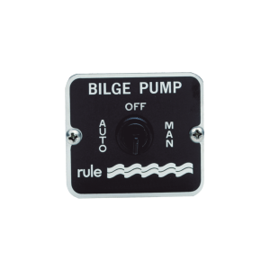 Switch de tres posiciones para control de bombas de achique de 12 o 24 Vcd.