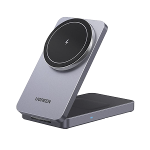 Cargador inalámbrico magnético 2 en 1 (teléfono y AirPods)