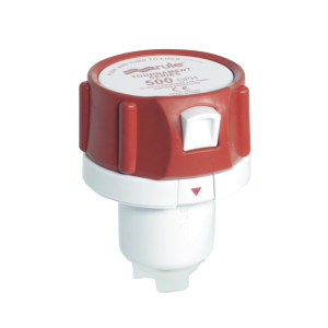 Bomba de reemplazo para serie Tournament de 500 galones por hora, a 12 Volts de corriente directa.