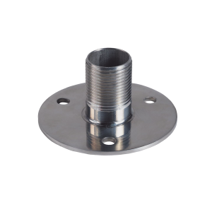 Montaje recto de 1", acero inoxidable, base con brida