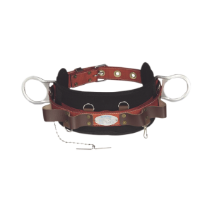 Cinturón de Liniero de Lujo, Fabricado en Poliéster, con 2 Anillos tipo D, Talla 44.