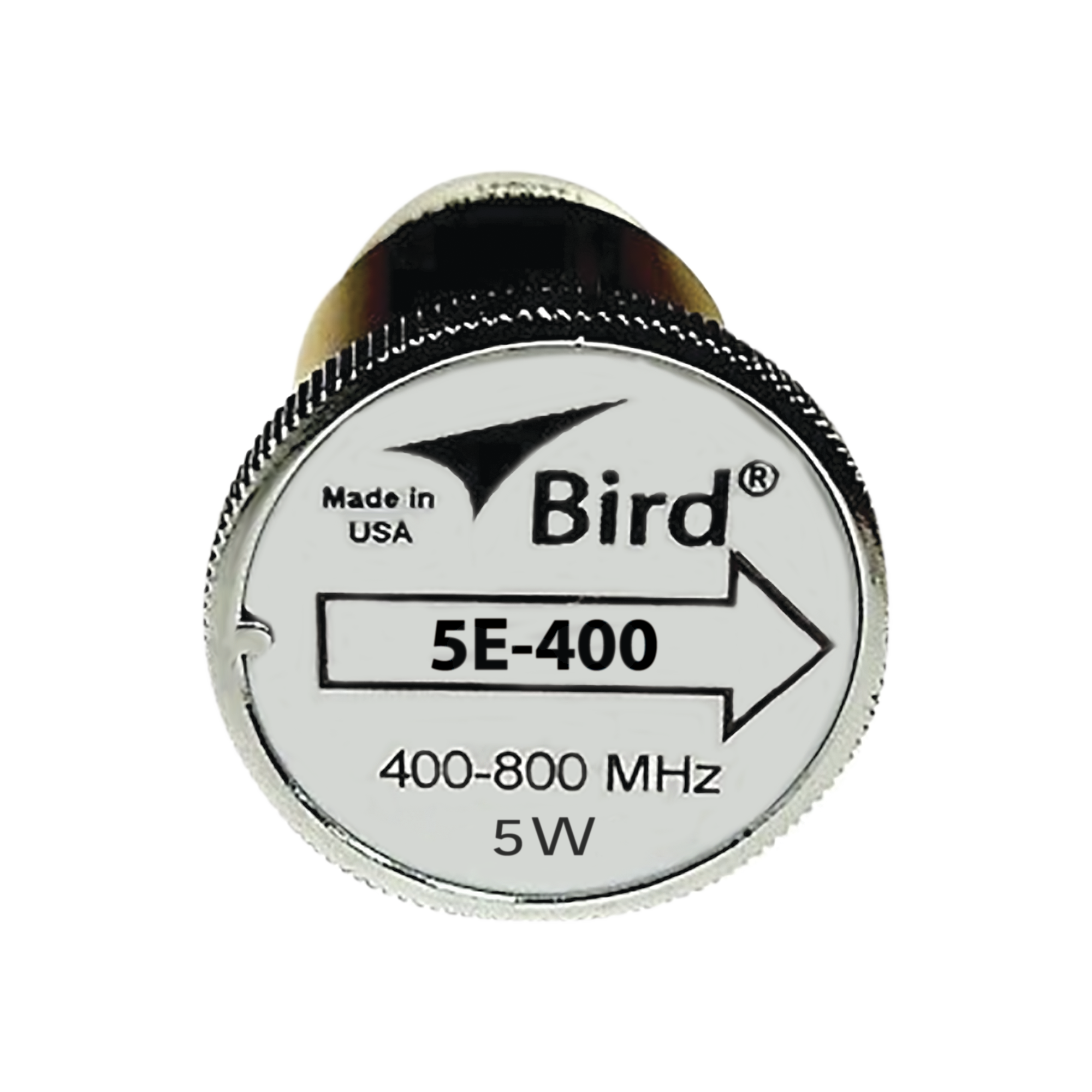Elemento de 5 Watt en Línea 7/8" para Wattmetro BIRD 43 en Rango de Frecuencia de 400 a 800 MHz.