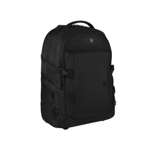 Mochila VX Sport EVO con Ruedas, Mango Telescópico y Correas al Hombro. Fabricada en Poliéster Negro repelente al Agua. Backpack on Wheels.