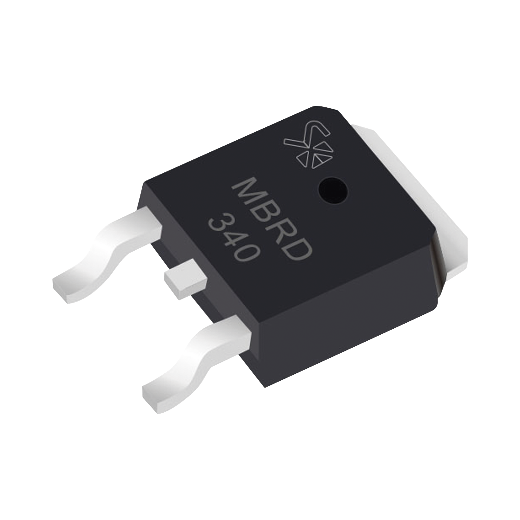 Diodo Rectificador Schottky, 3 Amp., 40 PIV, para SMD, Montaje DPAK, Tipo Anodo Dual.