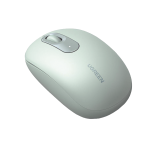 Mouse Inalámbrico 2.4G 800/1200/1600/2400 DPI | Función de 3 botones | Alcance 10m | Silencioso |  Ergonómico | Anti-caída y Anti-interferencias | Batería Alcalina AA incluida  | Color Green.