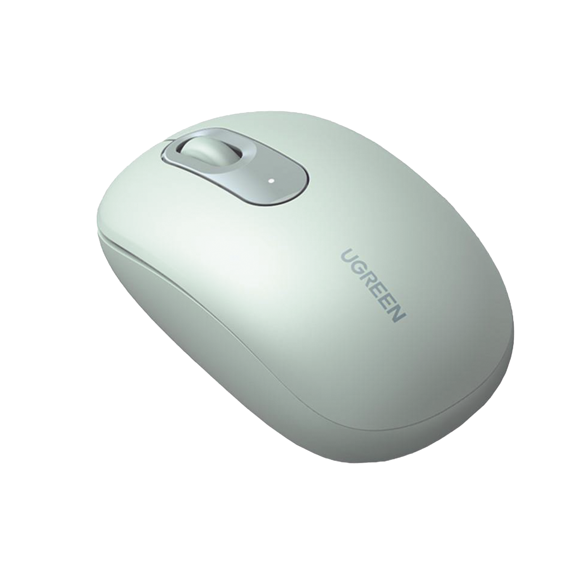 Mouse Inalámbrico 2.4G 800/1200/1600/2400 DPI | Función de 3 botones | Alcance 10m | Silencioso |  Ergonómico | Anti-caída y Anti-interferencias | Batería Alcalina AA incluida  | Color Green.