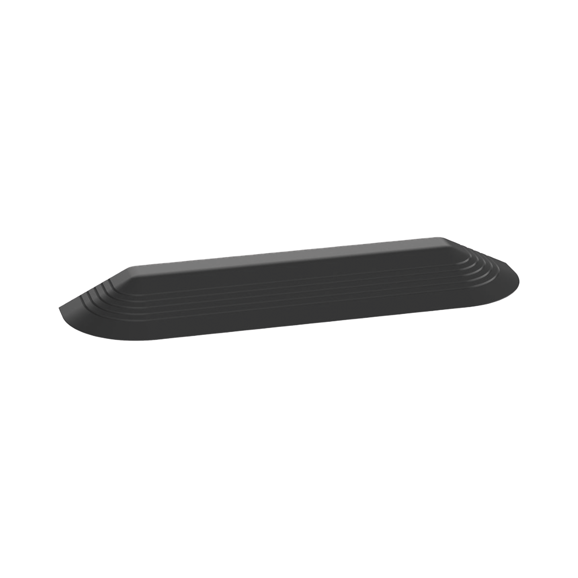 Tapa Final Para Canaleta de Piso AFR4BCBL6, Material PVC Rígido, Color Negro