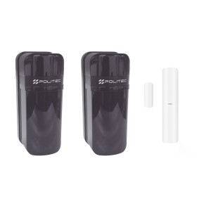 Detector Fotoeléctrico (A baterías) / 0 Falsas Alarmas / Alcance de 60m de Exterior y 350m en interior / Fácil Alineación / Compatible con panel AXPRO/ Incluye DS-PDMC-EG2-WB(B)