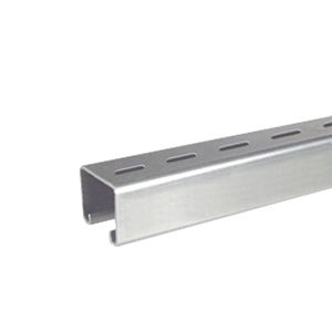 Unicanal Perforado 4 x 4 cm x 3 m / Calibre 16 / Galvanizado Electrolítico.