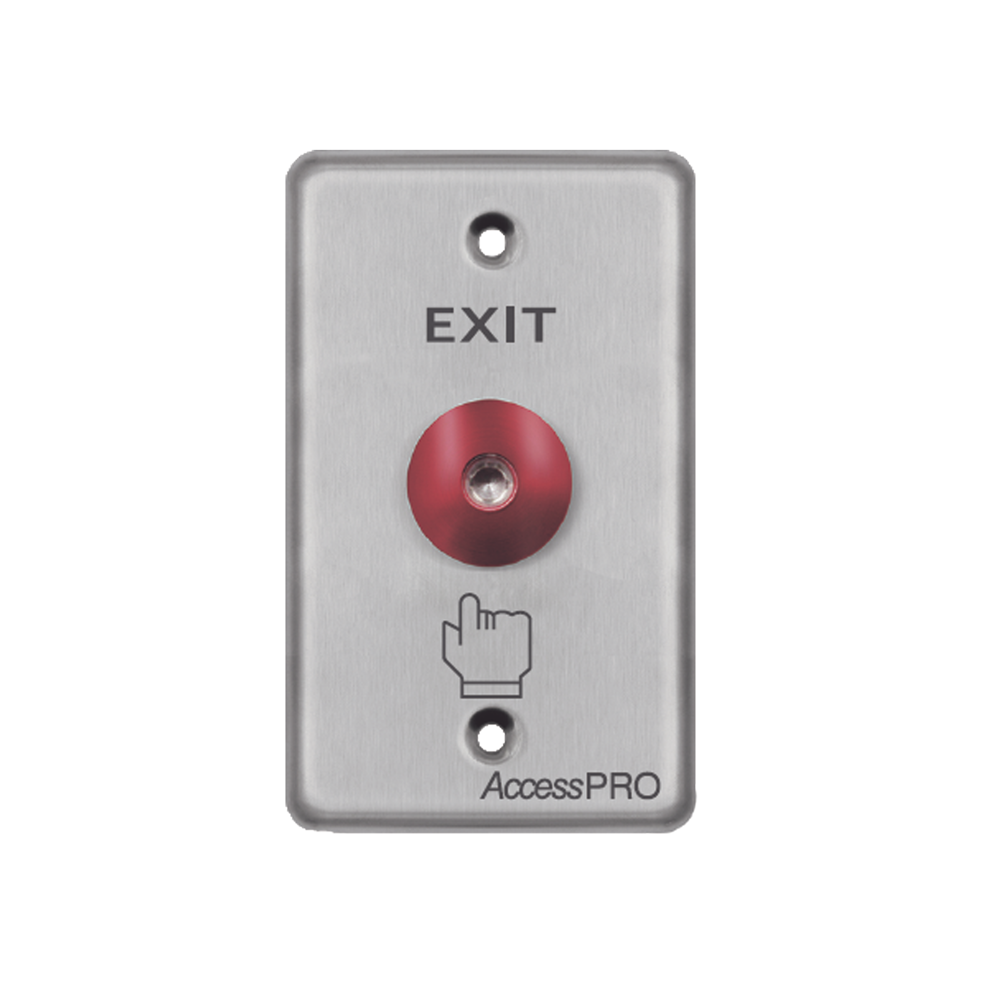 Botón tipo Hongo / Redondo Color Rojo con LED / Estético / NO y COM