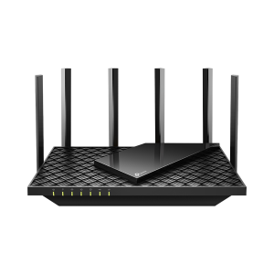 Router WiFi 6 Doble Banda / AX5400 MU-MIMO 4X4 y OFDMA / 1 puerto WAN 10/100/1000 Mbps / 4 puertos LAN 10/100/1000 Mbps / 1 puerto USB 3.0 /  6 potentes antenas / Administración App (Tether) o Página web / Protección HomeShield