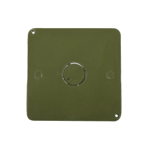 Tapa para Caja Cuadrada de 1/2" para instalaciones con tubería PVC Conduit pesado.