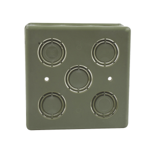 Caja Cuadrada  de 1/2" - 3/4" para PVC Conduti Pesado.