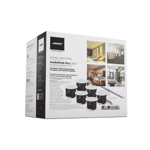 Kit de Audio Freespace | 6 Altavoces de Plafón + Amplificador | Color Blanco | Ideal para Audio Ambiental