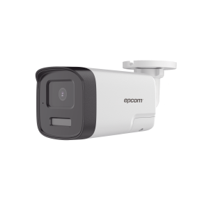 [Audio Bidireccional + Dual Light + ColorVu] Bala TURBOHD 4K (8 Megapixel) / Lente 2.8 mm / 30 mts IR EXIR + 20 mts Luz Blanca / Micrófono y Bocina Integrado / Exterior IP67 / Metal / dWDR