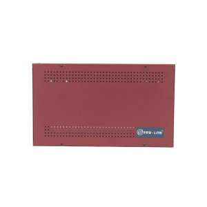 Gabinete para dos baterías de respaldo de 18 AH. Aplicaciones para sistemas de detección de incendio (FAS).