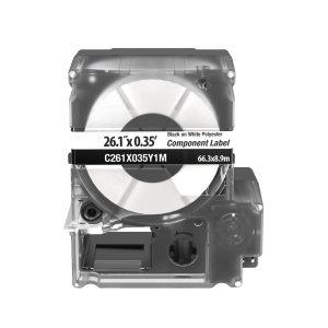 Casete de 100 Etiquetas, Para Placas de Pared, Identificación de 4 Puertos, Color Blanco