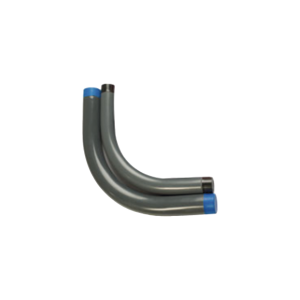 Codo Conduit Rígido de Aluminio de 2" (50.8 mm) con Recubrimiento de PVC.