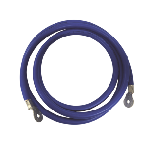 Cable para Baterías,  2.2 m Azul Calibre 2 AWG con Terminales de Ojo en Ambos Extremos