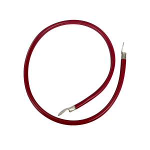 Cable para Baterías  1 m, Rojo, Calibre 2 AWG con Terminales de Ojo en Ambos Extremos