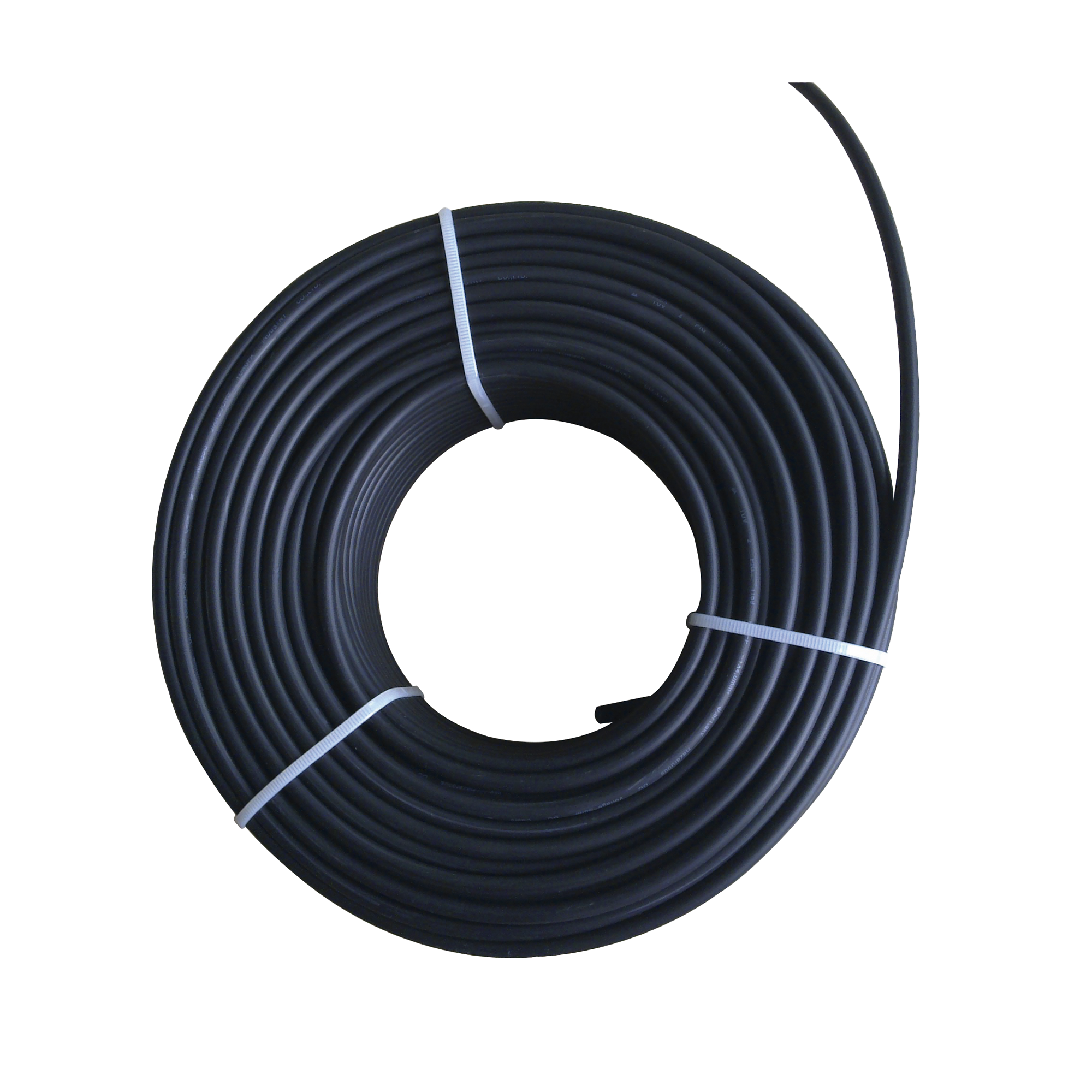 Cable Fotovoltaico Negro / 6mm² (10AWG) / Material COBRE / 2000V / Rollo de 50 m