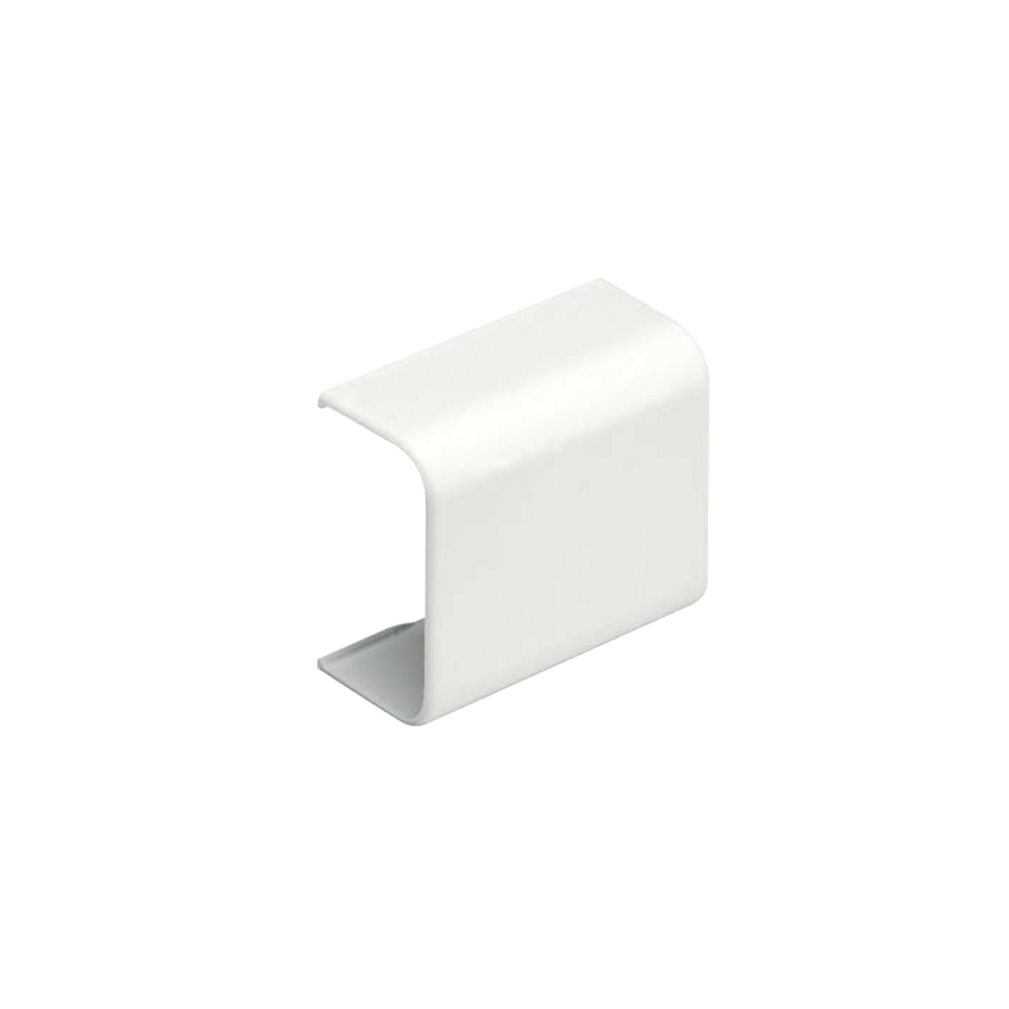 Unión recta, para uso con canaleta LD10, material ABS, Color Blanco Mate