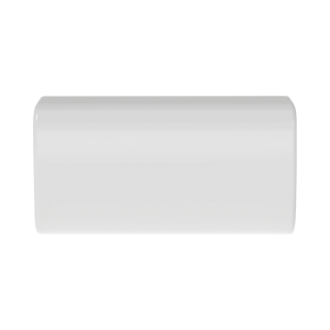 Unión recta, para uso con canaleta LD5, material ABS, Color Blanco