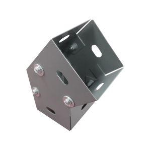 Derivación codo horizontal de 45 grados 100 X 100 mm, fabricado en lámina de acero al carbón