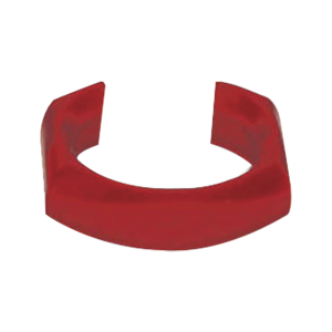 Clip de identificación para Patch Cord Siemon, Color Rojo, Bolsa con 25 piezas
