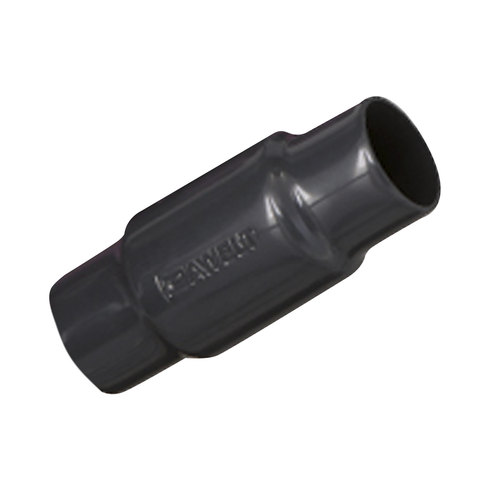 Cople de Aluminio con Recubrimiento Exterior de PVC de 1" (25.4 mm) / Interior de Uretano Purpura.