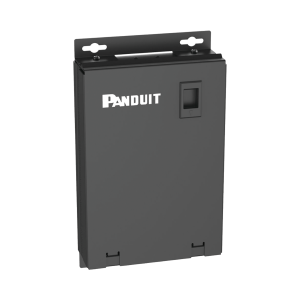 Punto de Consolidación de 12 Puertos Mini-Com, Instalación en Piso, Pared o Techo, Fabricado en Acero, Color Negro