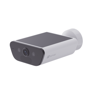 Camara de Bateria con Panel Solar Integrado / 4K Resolucion / WI-FI 6 / Vision Nocturna / Detección Humana y de Vehiculos / Batería de 10400 MAH / IP65