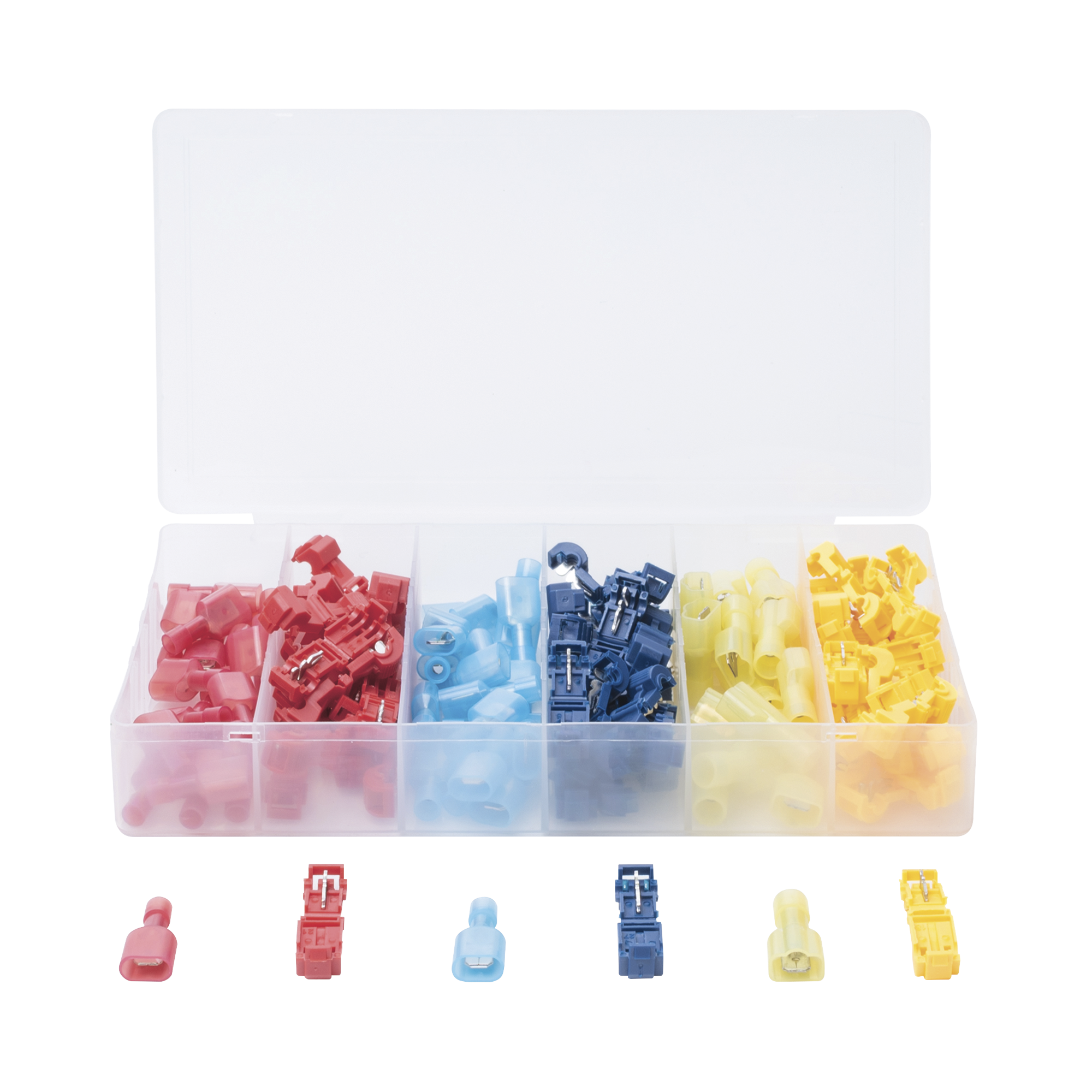 Kit de 60 Conectores para Cableado Eléctrico Tipo T-TAP / Conectores tipo Unión